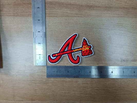 Braves A Chenille Hat Patch 4”!!