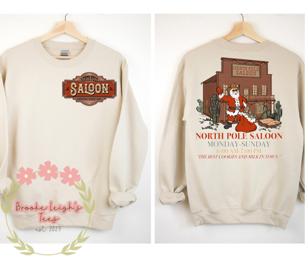 North Pole Saloon (front & back)