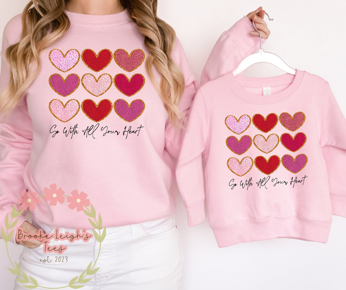 Go With All Your Heart Faux Chenille