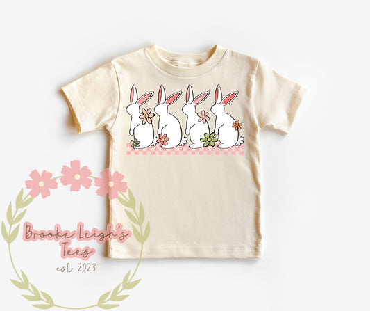 Retro Pink Bunnies Infant