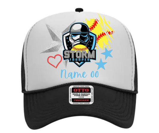 Custom Storm Trooper Collage Trucker Hat 1