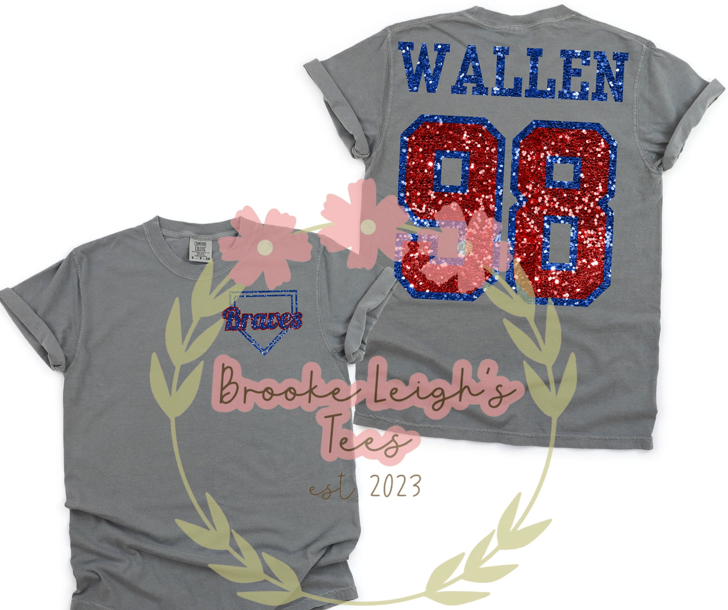Wallen 98 Faux Glitter (front & back) Adult