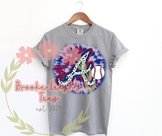 Braves Tie Dye Adult