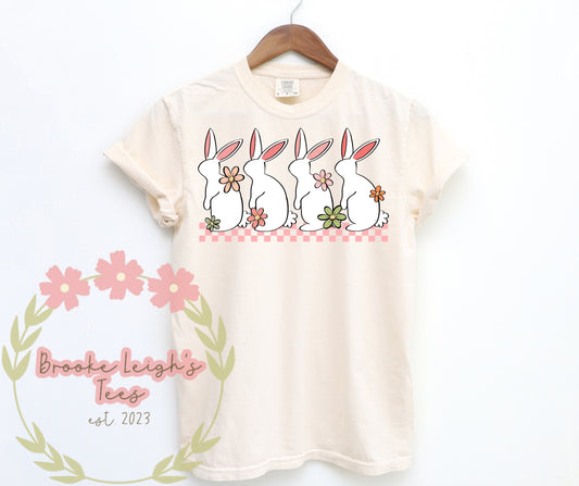 Retro Pink Bunnies Youth