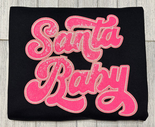 Santa Baby Sequin Crewneck