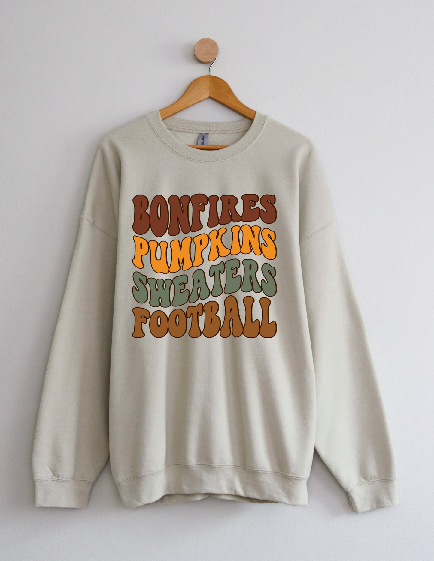 Bonfires Pumpkins Sweaters Football