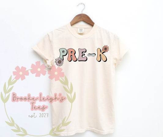 Pre-K & Kindergarten Groovy Letters Custom Toddler