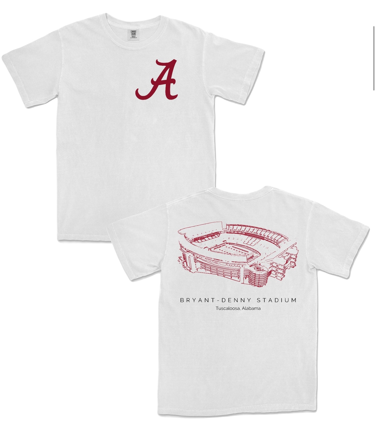 Youth Bryant-Denny Stadium - front & back