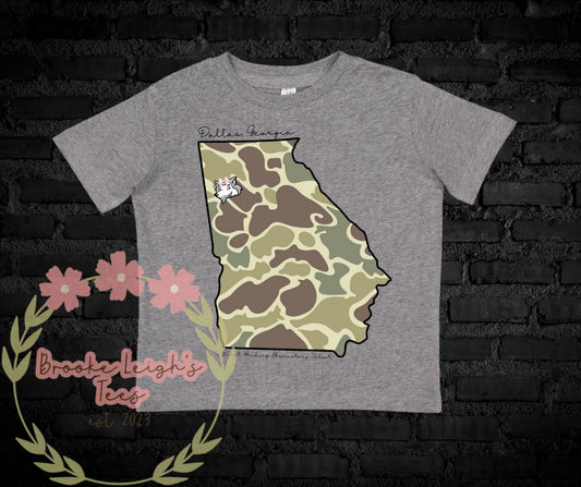 Girly Wolfpups Camo GA State Infant/Toddler