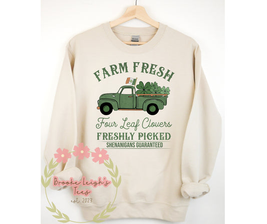 Farm Fresh Four Leaf Clovers