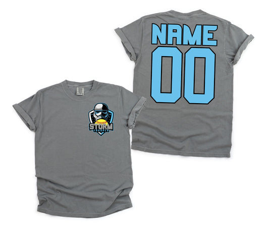 Custom Name & Number with Logo (front & back) Infant/Toddler
