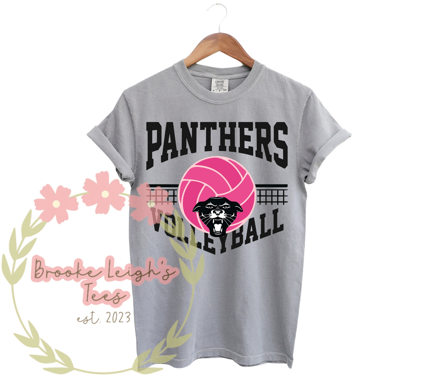 Panthers Volleyball Logo Adult