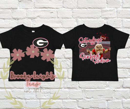 Saturdays In Sanford Stadium (front & back) Infant/Toddler