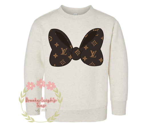 LV Monogram Bow (toddler)