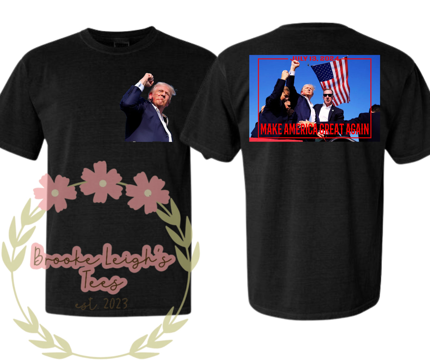 Make America Great Again! Design 2 (front & back) Adult