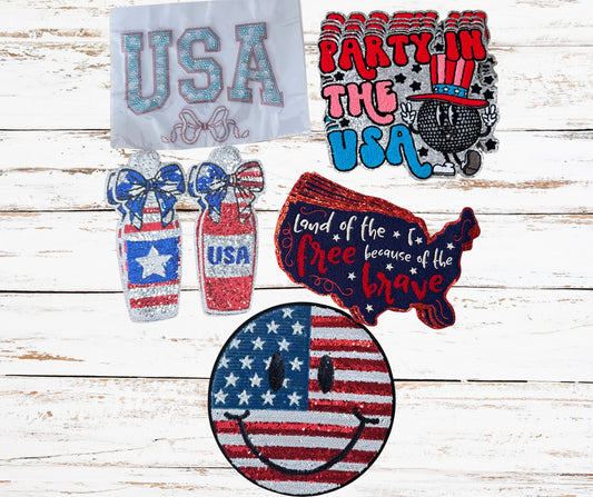 22 4th of July Patches