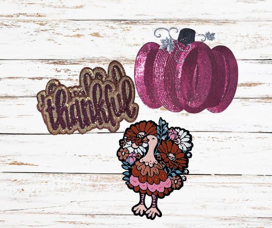 4 Fall/Thanksgiving Patches