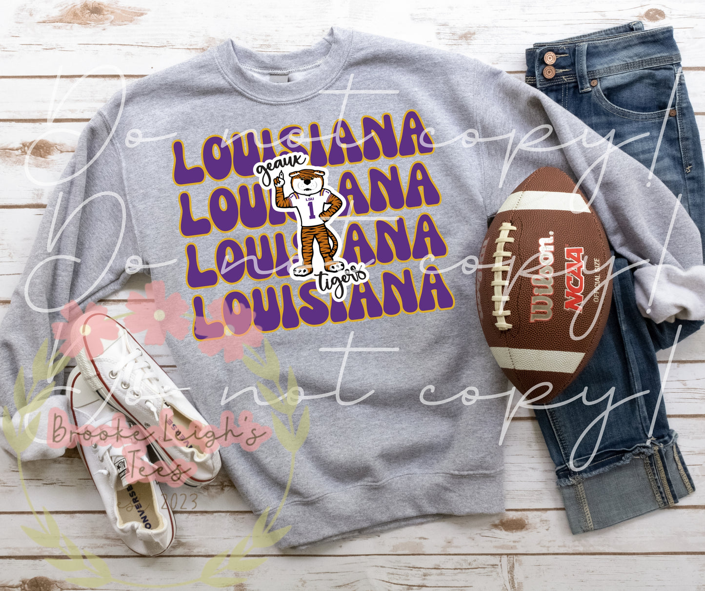 Louisiana Stacked PNG